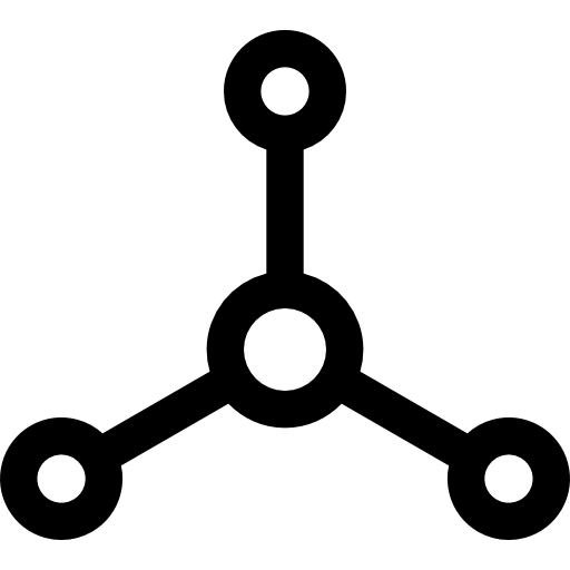 분자 Basic Straight Lineal icon