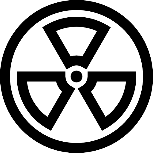 radiación Basic Straight Lineal icono