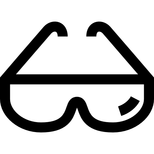 Goggles Basic Straight Lineal icon