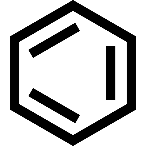 벤젠 Basic Straight Lineal icon