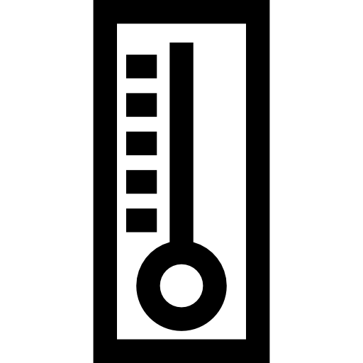Thermometer Basic Straight Lineal icon