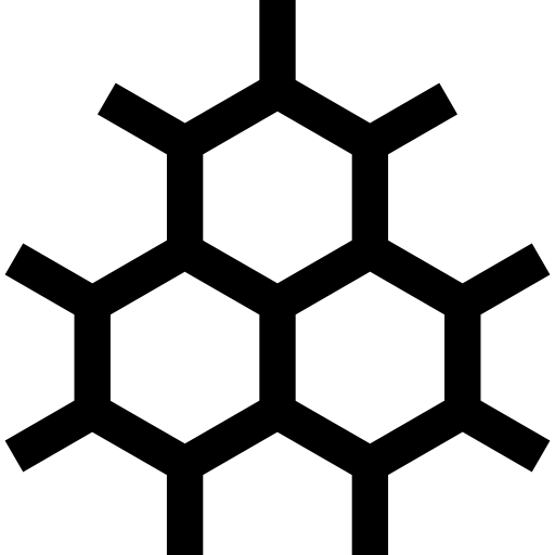 molécula Basic Straight Filled Ícone