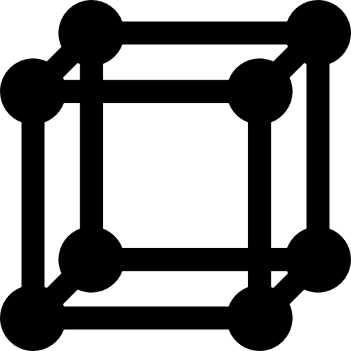 cubo Basic Straight Filled icono