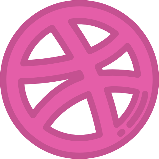 ドリブル Detailed Rounded Lineal color icon