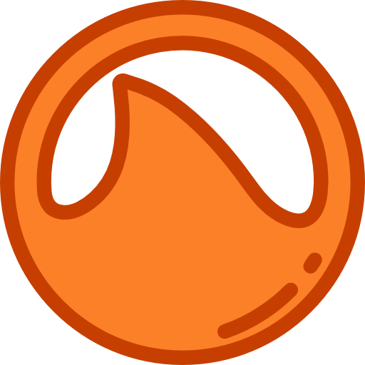 grooveshark Detailed Rounded Lineal color icono