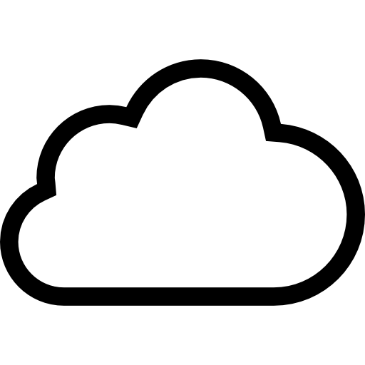 nuvola Undertone Outline icona
