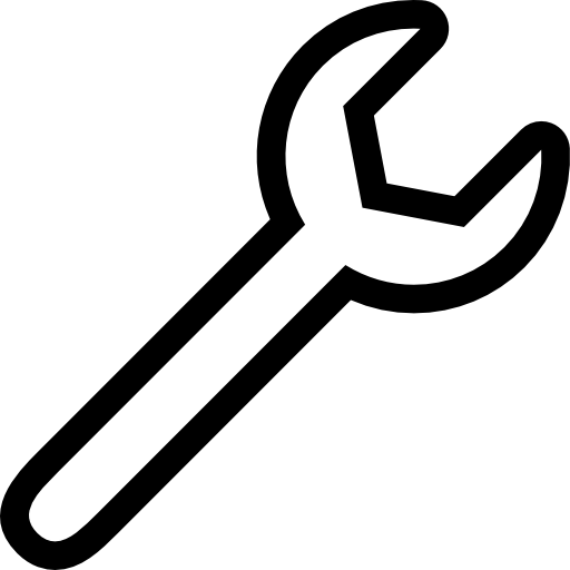 Wrench Undertone Outline icon