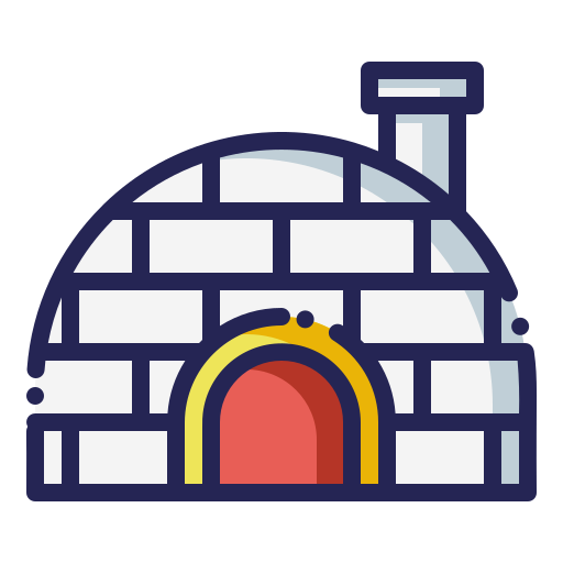 iglu Generic Outline Color icon