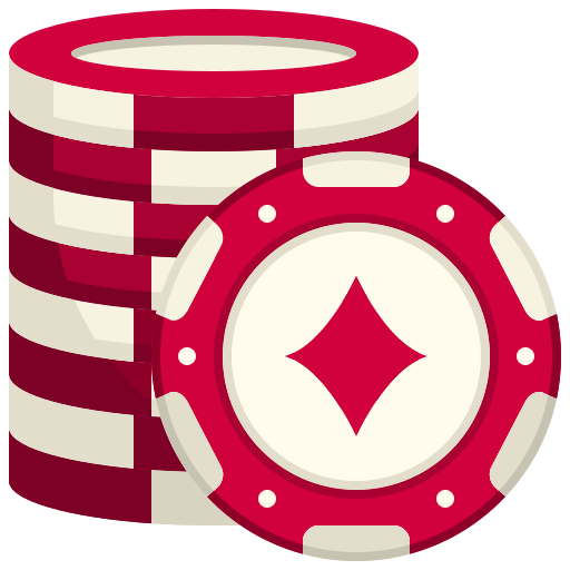 Casino chip Justicon Flat icon