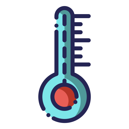 温度計 Generic Outline Color icon