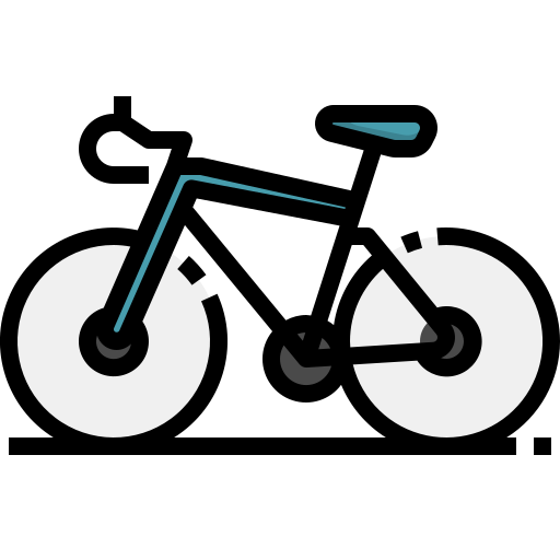 Bicycle Justicon Lineal Color icon