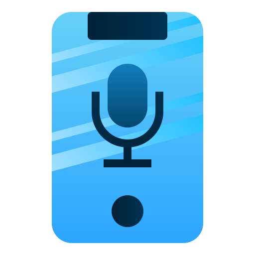podcast Andinur Flat Gradient ikona