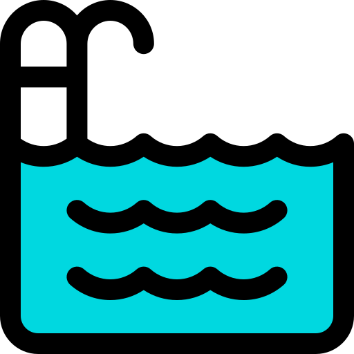 piscina Generic Outline Color icono