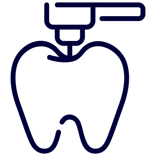 zabieg stomatologiczny Generic Detailed Outline ikona