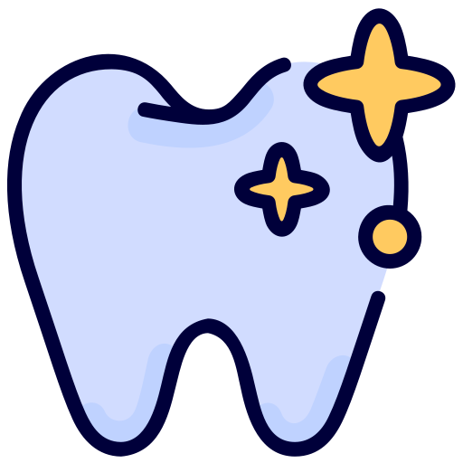 Чистый зуб Generic Outline Color иконка