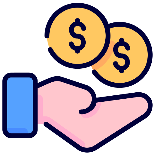 Receive money Generic Outline Color icon