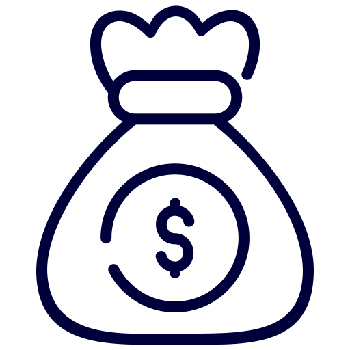お金の袋 Generic Detailed Outline icon