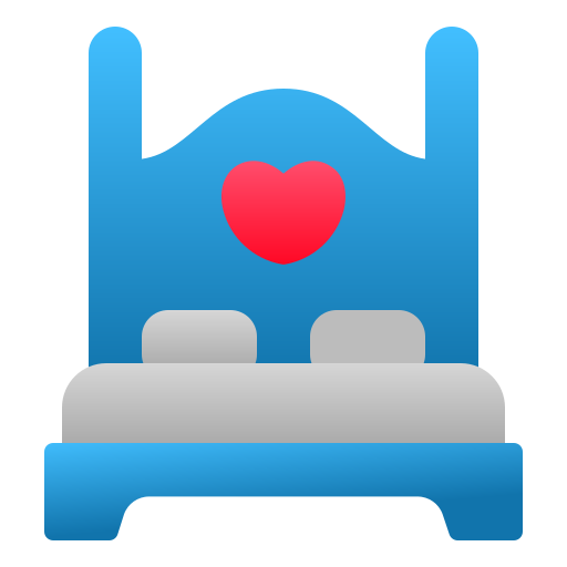 Bed Andinur Flat Gradient icon