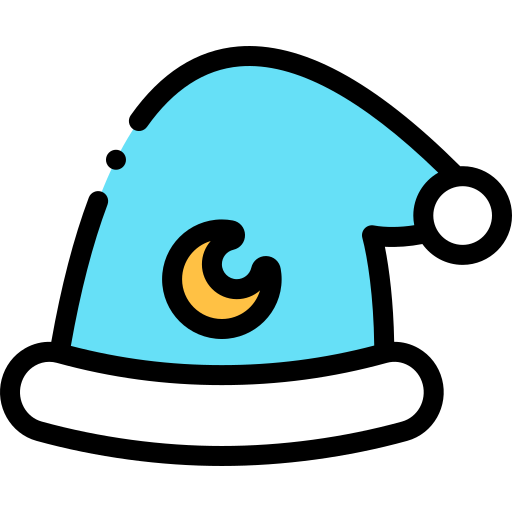 Sleeping hat Detailed Rounded Lineal color icon