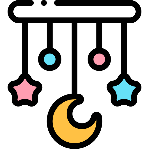 Crib toy Detailed Rounded Lineal color icon