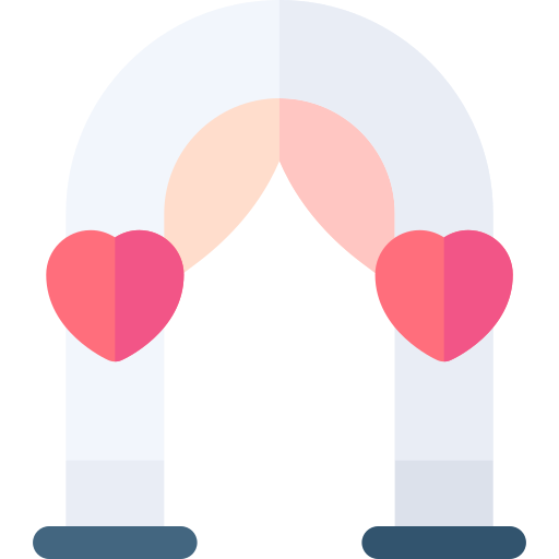 Свадебная арка Basic Rounded Flat иконка