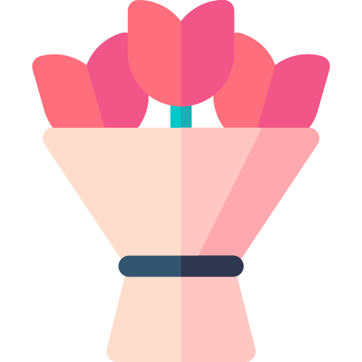 ramo de flores Basic Rounded Flat icono