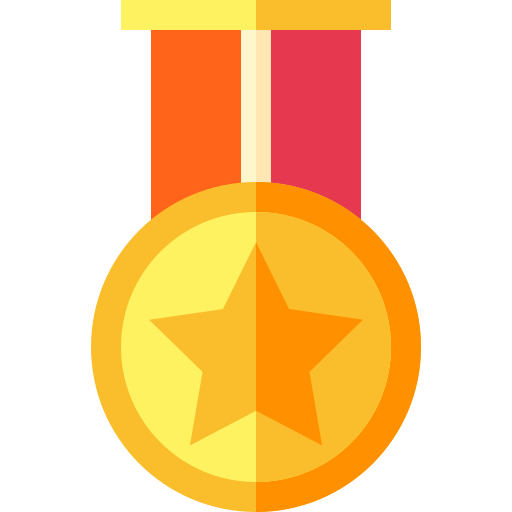 Medal Basic Straight Flat icon