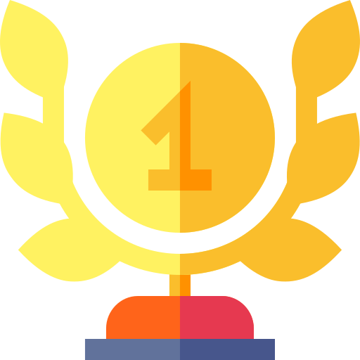 Trophy Basic Straight Flat icon