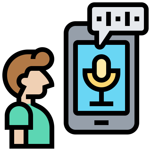 Voice recognition Meticulous Lineal Color icon
