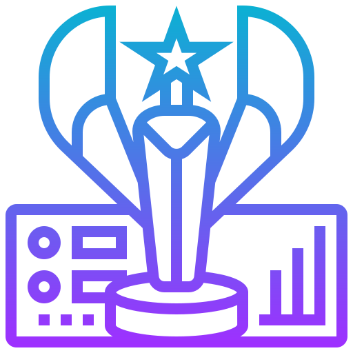 트로피 Meticulous Gradient icon