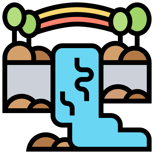 wasserfall Meticulous Lineal Color icon