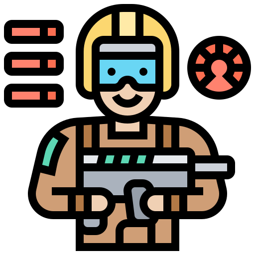 Soldier Meticulous Lineal Color icon
