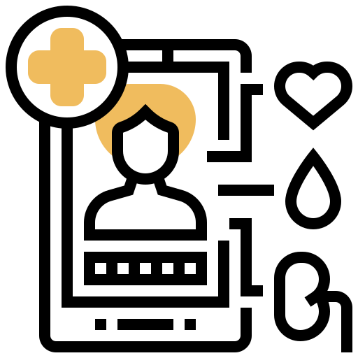 formulario de consentimiento del donante Meticulous Yellow shadow icono