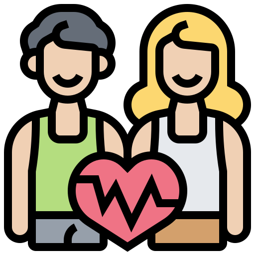Healthy heart Meticulous Lineal Color icon