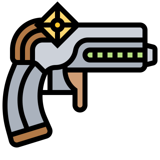 Gun Meticulous Lineal Color icon