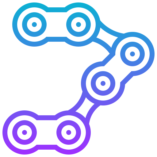 Chain Meticulous Gradient icon