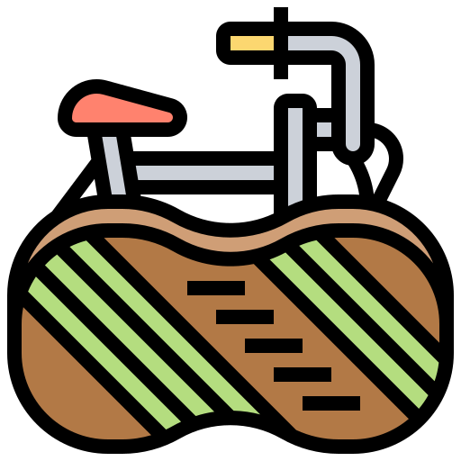Bike Meticulous Lineal Color icon