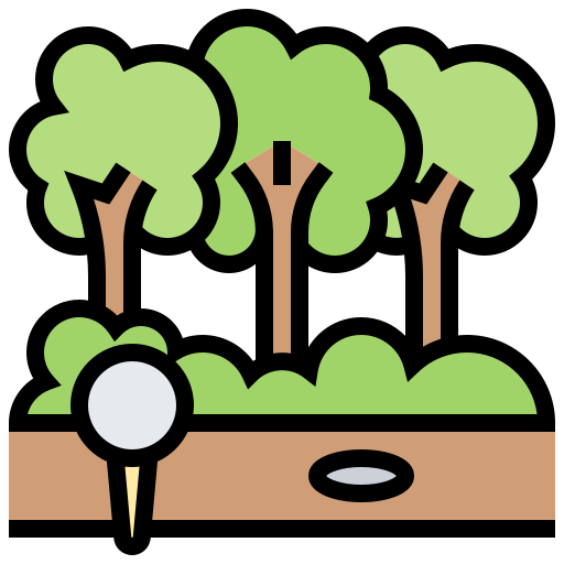 golf Meticulous Lineal Color icon