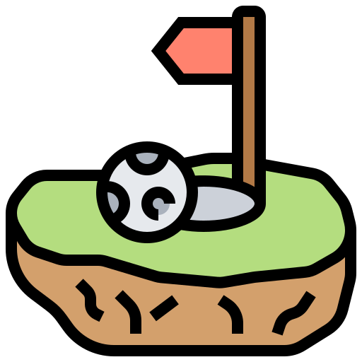 Golf Meticulous Lineal Color icon
