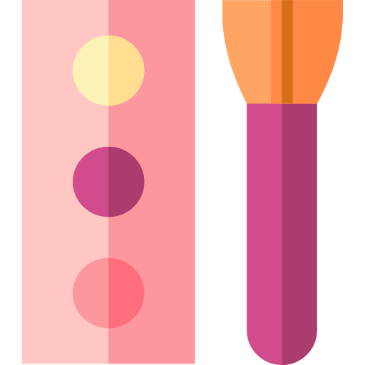 maquillaje Basic Straight Flat icono