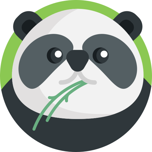 panda Detailed Flat Circular Flat icon