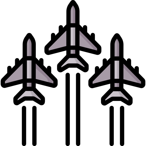 戦闘機 Special Lineal color icon