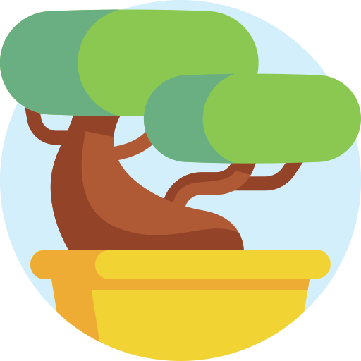 bonsai Detailed Flat Circular Flat ikona