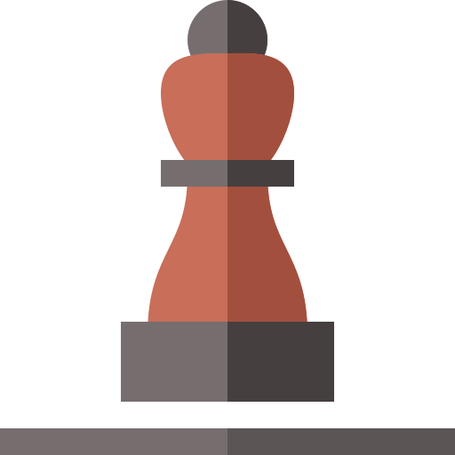 Шахматная фигура Basic Straight Flat иконка