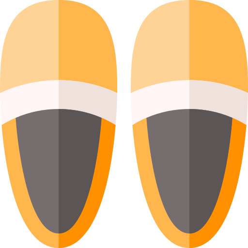 Slippers Basic Straight Flat icon