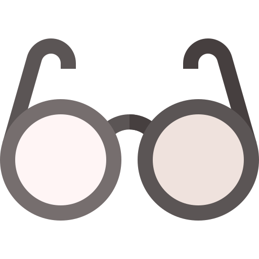 des lunettes Basic Straight Flat Icône