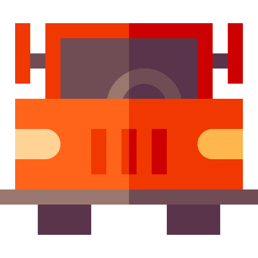 jeep Basic Straight Flat icon