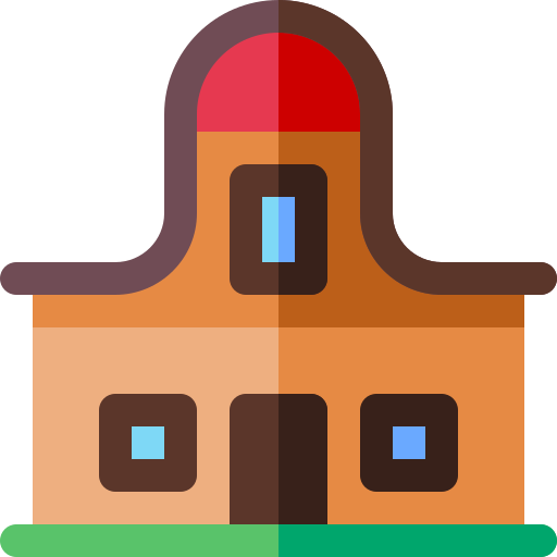 House Basic Rounded Flat icon