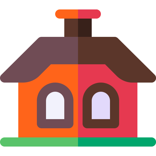 casa Basic Rounded Flat icono