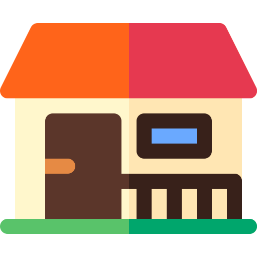 casa Basic Rounded Flat icono